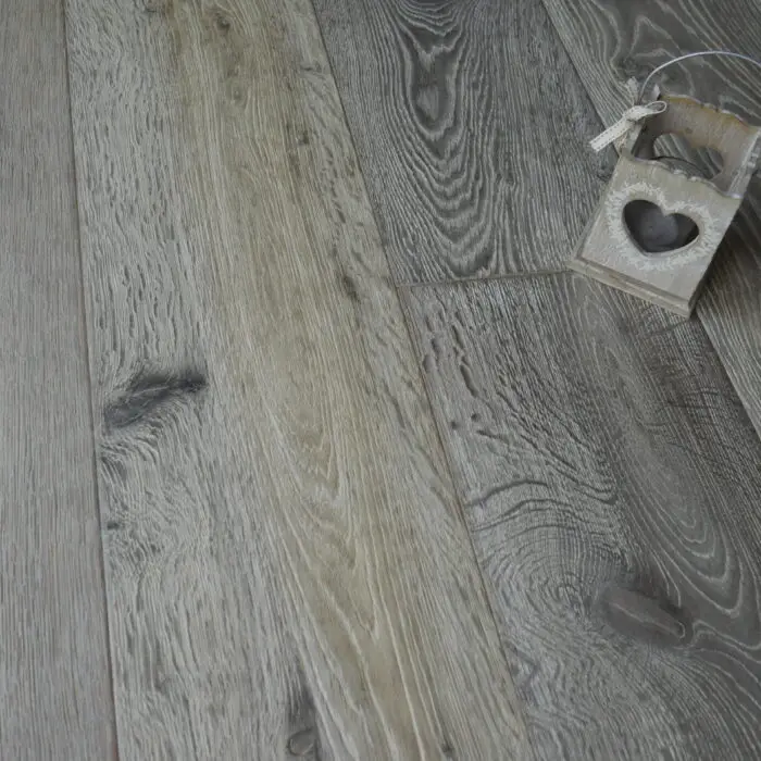 FMYTD Engineered Distressed Charcoal Grey Hard Wax Oiled