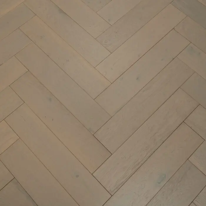 FMYTD Engineered Herringbone White Brushed Matt Lac