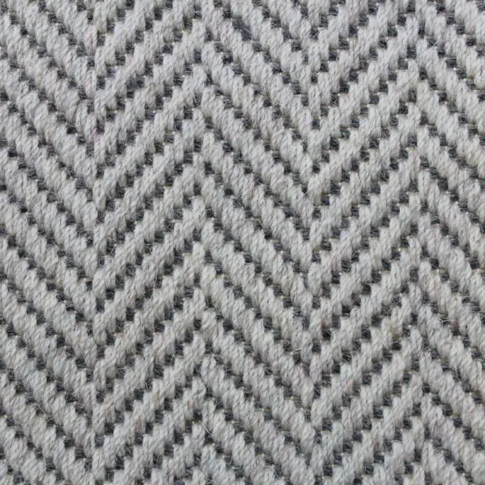 Monaco Herringbone Grey 2