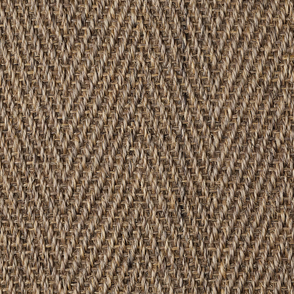 Kersaint Cobb Sisal Herringbone Nickel